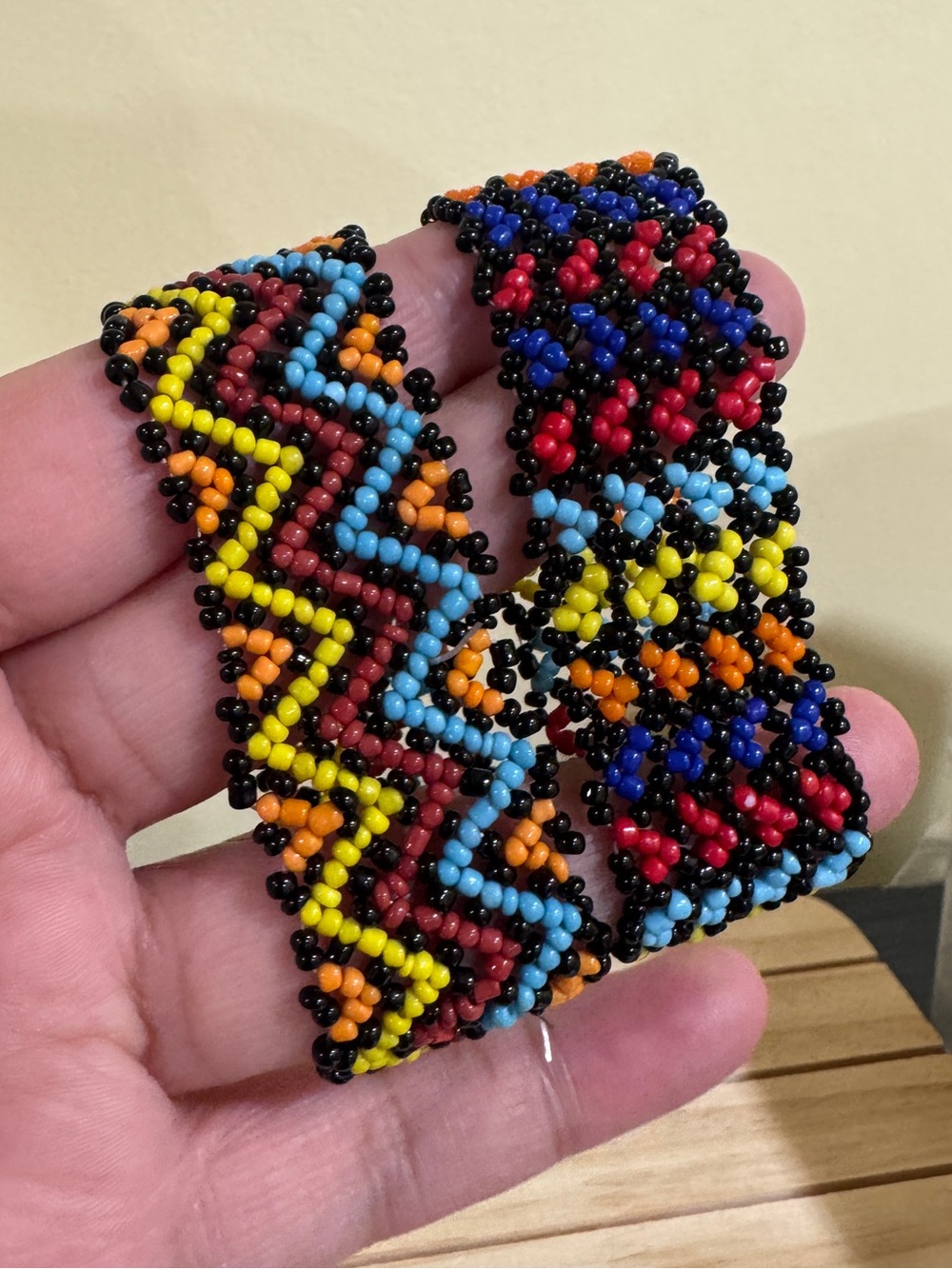 2 beaded bracelets